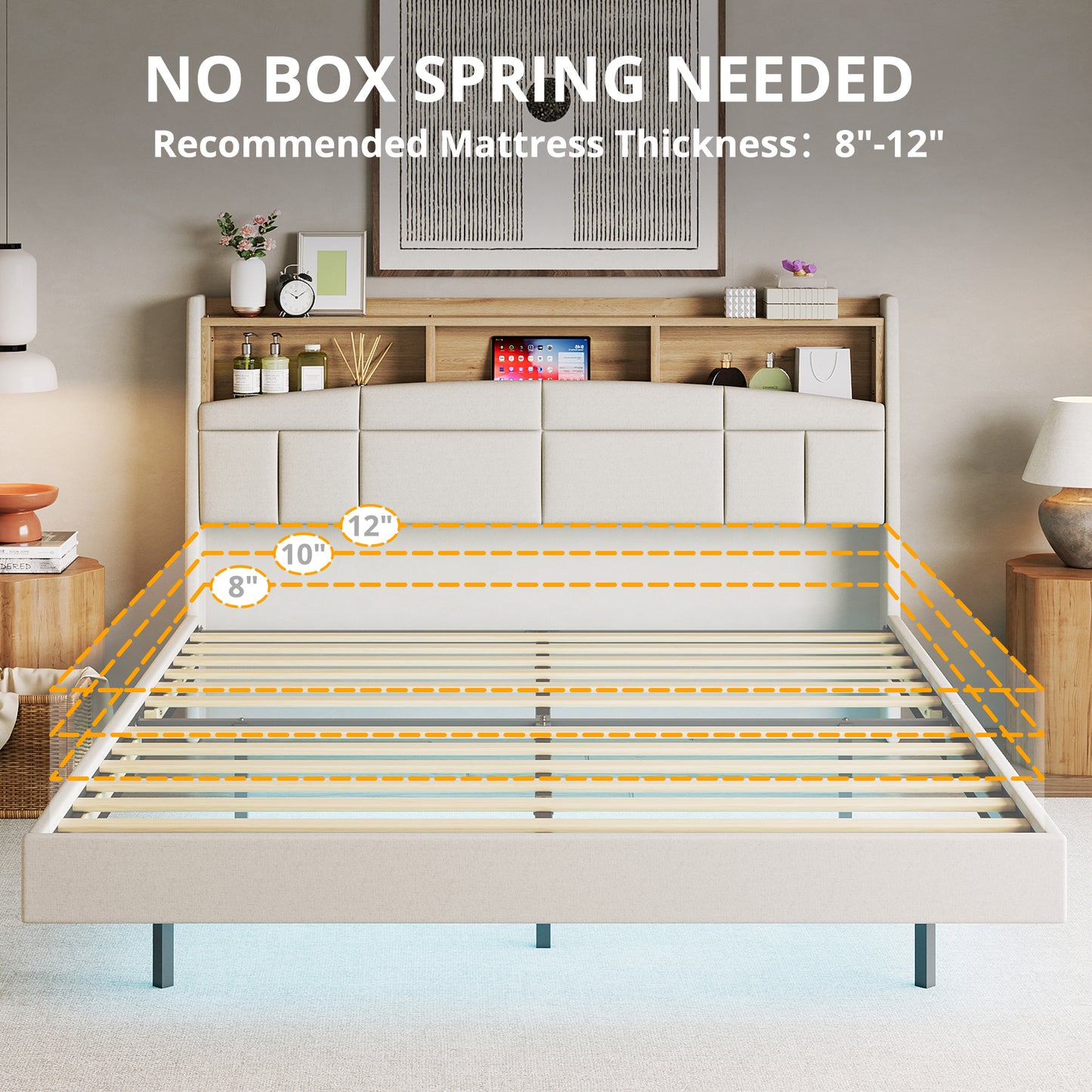 ANCTOR Floating Bed Frame