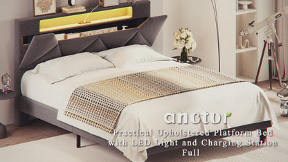 LED Full Size Bed Frame